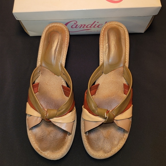 Candies Multi Color Strap Sandals - Picture 10 of 10